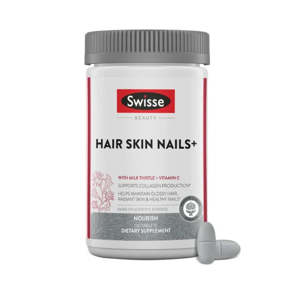 Swisse Biotin Hair Skin and Nails Collagen Supplement for Women & Men