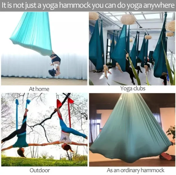 4/5/6/7M Aerial Yoga Swing Anti-gravity Yoga Hammock Silks Fabric Yoga Inversion for Flying Dance Fitness Training - Image 4