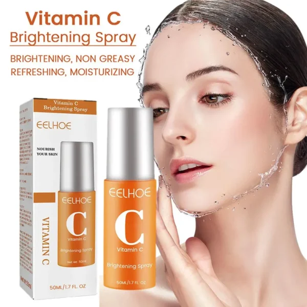 50ml Vitamin C Facial Spray Mist Whitening,Brightening,Anti-Wrinkle,Nourishing, Redness Relief,Moisturizing Face Serum Skin Care - Image 3