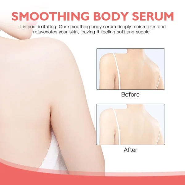 Smoothing Body Serum for Hyaluronic Acid Vitamin E Glycerin Shea Butter Hydrating Nourishing Repairing for Skin BGlossy 100ML - Image 2