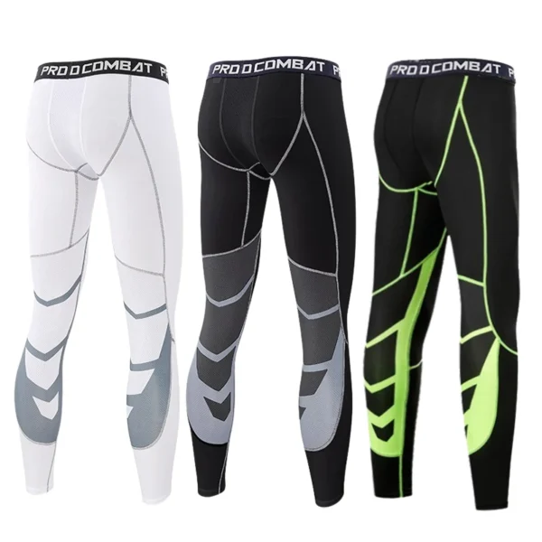 Gym Mens Tights Sport Pants Fitness Running Skinny Leggings Joggings Sportswear Yoga Compression Trousers Lycra Sweatpants - Image 6